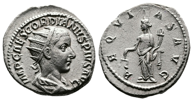 Gordian III, 238-244 AD. AR Antoninianus (23 mm. 4,00 g.). 240 AD, Rome. IMP CAE...