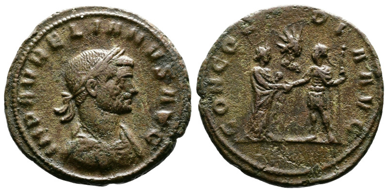 Aurelian, 270-275 AD. AE Sestertius (28 mm, 8,55 g.). Rome, January-September 27...