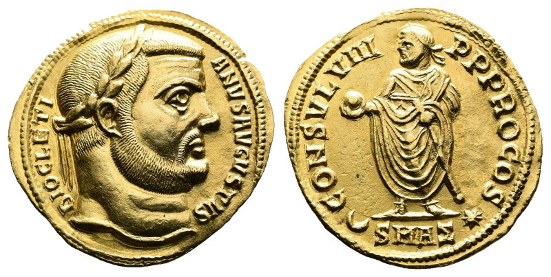 Diocletian, 284-305 AD. AV Aureus. (19,9mm. 5,24 g.). Antioch. DIOCLETIANVS AVGV...