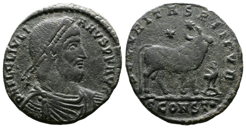 Julian II, 360-363 AD. AE Double Maiorina (27 mm, 8,00 g.). Arelate, 362-363 AD....