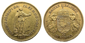 Hungary, Franz Joseph I (1848-1916). 1882 KB- Kremnitz (3,38 g.). Frühwald 2082. Very fine.