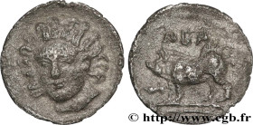 SICILY - ABAKAINON
Type : Litra 
Date : c. 40-410 AC 
Mint name / Town : Abacainon, Sicile 
Metal : silver 
Diameter : 11,5  mm
Orientation dies : 7  ...