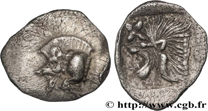 MYSIA – KYZIKOS / CYZICUS
Type : Obole 
Date : c. 480-450 AC. 
Mint name / Town ...