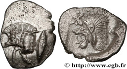 MYSIA – KYZIKOS / CYZICUS
Type : Obole 
Date : c. 480-450 AC. 
Mint name / Town : Cyzique, Mysie 
Metal : silver 
Diameter : 10  mm
Orientation dies :...