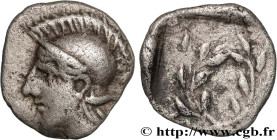 AIOLIS - ELAIA
Type : Hemiobole 
Date : c. 400 AC. 
Mint name / Town : Elaia, Éolide 
Metal : silver 
Diameter : 8  mm
Orientation dies : 9  h.
Weight...