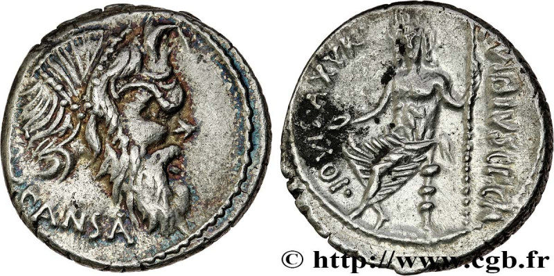 VIBIA
Type : Denier 
Date : 48 AC. 
Mint name / Town : Rome 
Metal : silver 
Mil...