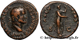 GALBA
Type : As 
Date : 68 
Mint name / Town : Rome 
Metal : copper 
Diameter : 28,50  mm
Orientation dies : 6  h.
Weight : 13,18  g.
Rarity : R3 
Obv...