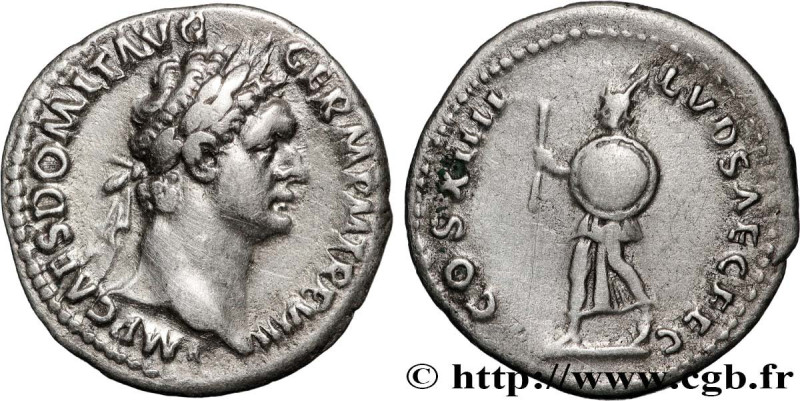 DOMITIANUS
Type : Denier 
Date : 88 
Mint name / Town : Rome 
Metal : silver 
Mi...