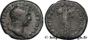 TRAJANUS
Type : Denier 
Date : 107 
Mint name / Town : Rome 
Metal : silver 
Millesimal fineness : 900  ‰
Diameter : 17,5  mm
Orientation dies : 6  h....