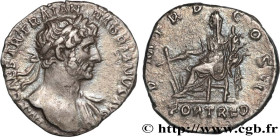 HADRIAN
Type : Denier 
Date : 118 
Mint name / Town : Rome 
Metal : silver 
Millesimal fineness : 900  ‰
Diameter : 18  mm
Orientation dies : 7  h.
We...