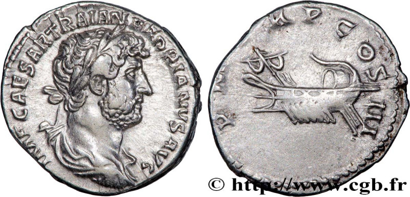 HADRIAN
Type : Denier 
Date : 122 
Mint name / Town : Rome 
Metal : silver 
Mill...