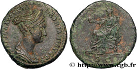 SABINA
Type : Dupondius 
Date : 136 
Mint name / Town : Rome 
Metal : bronze 
Diameter : 27,5  mm
Orientation dies : 6  h.
Weight : 11,61  g.
Obverse ...