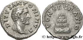 DIVUS ANTONINUS PIUS
Type : Denier 
Date : 161 
Mint name / Town : Rome 
Metal : silver 
Millesimal fineness : 800  ‰
Diameter : 18,5  mm
Orientation ...