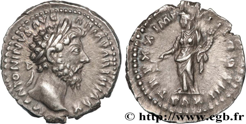 MARCUS AURELIUS
Type : Denier 
Date : 08-12/166 
Date : 166 
Mint name / Town : ...