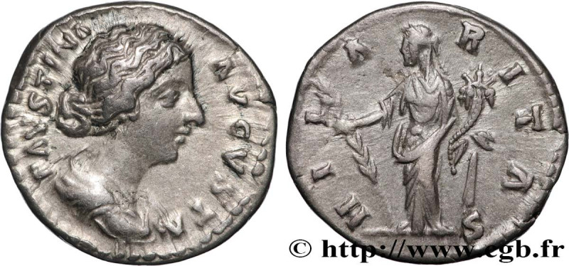 FAUSTINA MINOR
Type : Denier 
Date : 161-164 
Mint name / Town : Rome 
Metal : s...