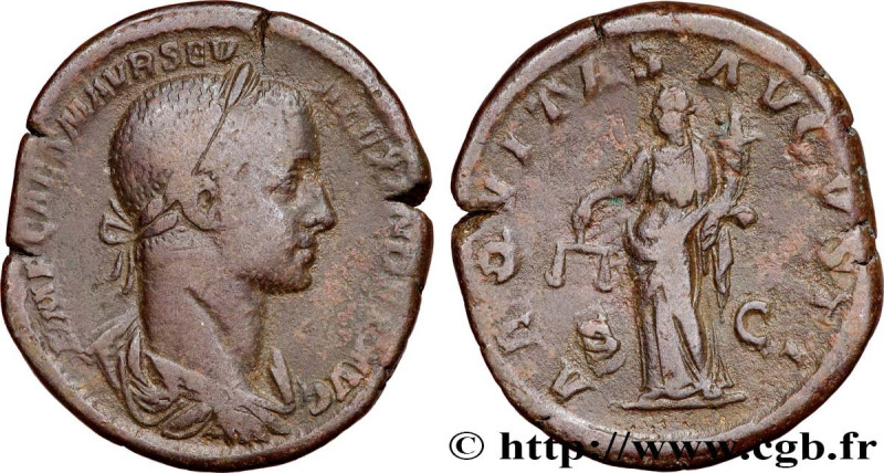 SEVERUS ALEXANDER 
Type : Sesterce 
Date : 226 
Mint name / Town : Rome 
Metal :...