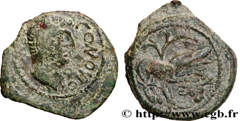 GALLIA - SANTONES / MID-WESTERN, Unspecified
Type : Bronze CONTOVTOS (quadrans) ...