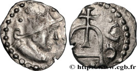 MEROVINGIAN COINS
Type : Denier 
Date : (VIIIe siècle) 
Date : s.m. 
Mint name / Town : Atelier indéterminé 
Metal : silver 
Diameter : 11  mm
Orienta...