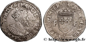 FRANCIS I
Type : Teston, 13e type 
Date : (1540-1545) 
Date : n.d. 
Mint name / Town : Rouen 
Quantity minted : 221696 
Metal : silver 
Millesimal fin...