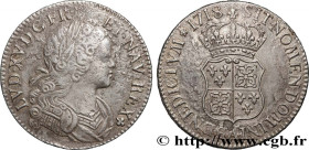 LOUIS XV THE BELOVED
Type : Écu dit "de France-Navarre" 
Date : 1718 
Mint name / Town : Paris 
Quantity minted : 10717920 
Metal : silver 
Millesimal...