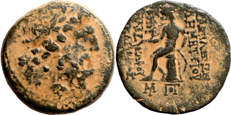 SELEUKID KINGS of SYRIA. Uncertain mint. Demetrios II Nikator (145-138 BC). AE b...