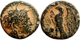 Greek (3rd-1st century BC). AE bronze
18mm 4.38g

Artificial sand patina
