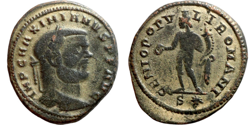 Maximianus (286-305 AD). Antioch mint. AE follis. Obv.: IMP C MAXIMIANVS P F AVG...