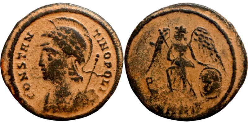 Constantine I 'the Great' (306-337 A.D.). Antioch mint ?. AE follis. Obv.: laure...