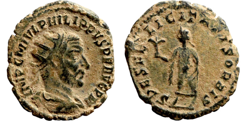 Philipp I., 244-249, AR Antoninian,
22mm 3.84g