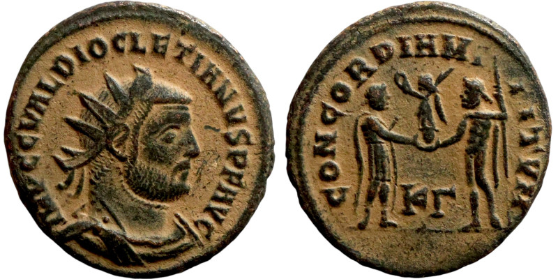 Diocletian (284-294 AD). Antoninianus. Obv.: IMP C C VAL DIOCLETIANVS AVG Bust o...