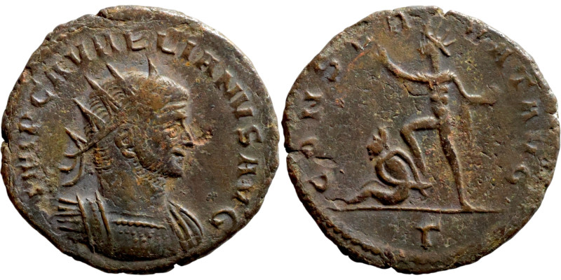 Aurelian (270-275) Anotniniaus. Obverse: IMP C AVRELIANVS AVG, radiate, cuirasse...