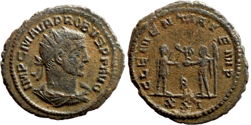 Probus (277-282) Anotniniaus. Obverse: IMP C MAVR PROBVS PF AVG, radiate, cuiras...