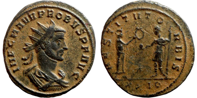 Probus (277-282) Anotniniaus. Obverse: IMP C MAVR PROBVS AVG, Radiate, draped an...