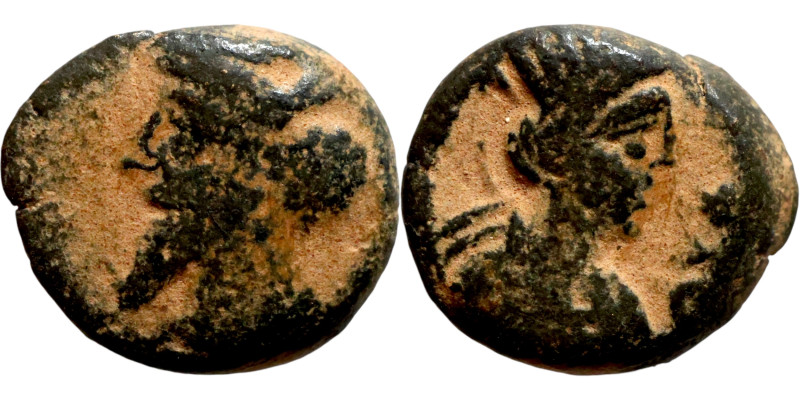 KINGS of PARTHIA. Seleukeia mint. Osroes I (ca. 109-129 AD). AE chalkous ( 125/6...