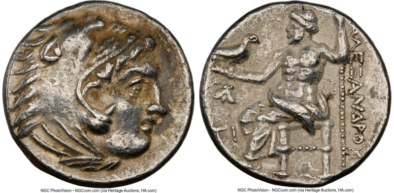 MACEDONIAN KINGDOM. Alexander III the Great (336-323 BC). AR drachm (16mm, 11h)....