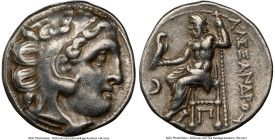 MACEDONIAN KINGDOM. Alexander III the Great (336-323 BC). AR drachm (17mm, 11h). NGC Choice VF. Posthumous issue, Colophon, ca. 310-301 BC. Head of He...