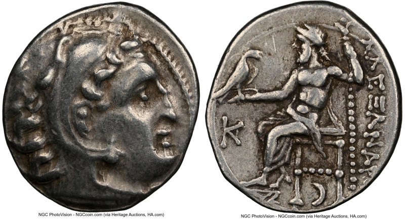 MACEDONIAN KINGDOM. Alexander III the Great (336-323 BC). AR drachm (18mm, 11h)....