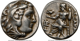 MACEDONIAN KINGDOM. Alexander III the Great (336-323 BC). AR drachm (16mm, 12h). NGC Choice VF. Posthumous issue, Sardes, ca. 323-319 BC. Head of Hera...