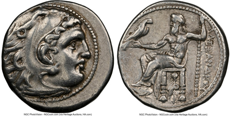 MACEDONIAN KINGDOM. Alexander III the Great (336-323 BC). AR drachm (17mm, 11h)....