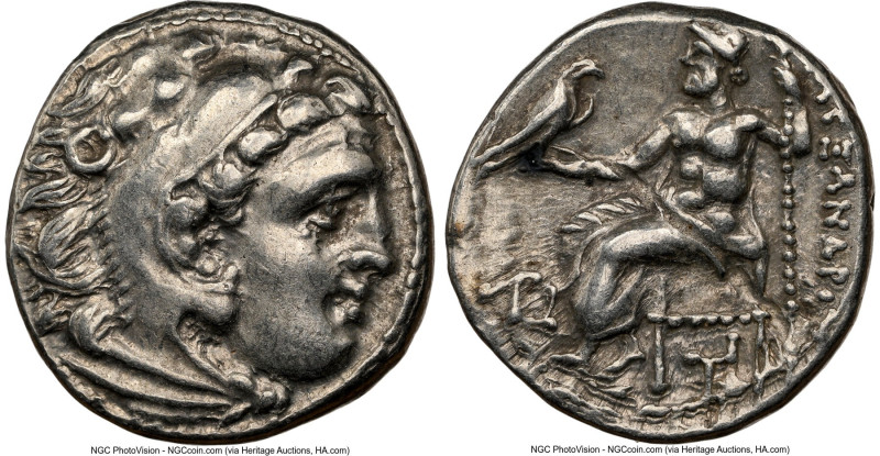 MACEDONIAN KINGDOM. Alexander III the Great (336-323 BC). AR drachm (16mm, 11h)....