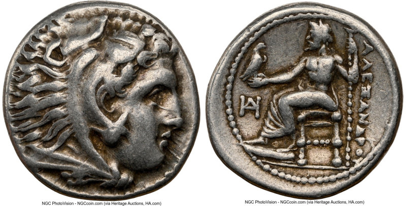 MACEDONIAN KINGDOM. Alexander III the Great (336-323 BC). AR drachm (16mm, 12h)....