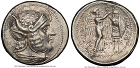 SELEUCID KINGDOM. Seleucus I Nicator (312-281 BC). AR tetradrachm (27mm, 16.96 gm, 11h). NGC XF 5/5 - 4/5. Susa, ca. 305/4-295 BC. Head of Seleucus I ...