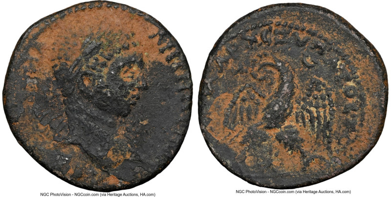 SYRIA. Antioch. Elagabalus (AD 218-222). BI tetradrachm (26mm, 12.21 gm, 11h). N...