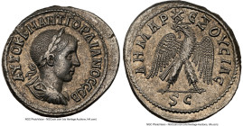SYRIA. Antioch. Gordian III (AD 238-244). BI tetradrachm (28mm, 11h). NGC Choice XF. AD 240. AYTOK K M ANT ΓOPΔIANOC CЄB, laureate, draped, and cuiras...