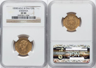 Sardinia. Vittorio Emanuele II gold 20 Lire 1850 (Eagle)-B XF40 NGC, Torino mint, KM146.1, Fr-1146. HID09801242017 © 2024 Heritage Auctions | All Righ...