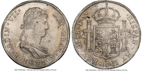 Guadalajara. Ferdinand VII "Royalist" 8 Reales 1821 GA-FS AU Details (Cleaned) NGC, Guadalajara mint, KM111.3, Cal-1211. Royalist issue. HID0980124201...