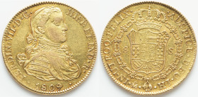 Ferdinand VII gold 8 Escudos 1809 Mo-HJ XF (Cleaned), Mexico City mint, KM160, Cal-1782. AGW 0.7614 oz. HID09801242017 © 2024 Heritage Auctions | All ...