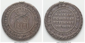 Ferdinand VII silver "Jalapa Proclamation" Medal 1808 XF (Mount Removed), Grove-F75. 34mm. 13.29gm. Jalapa proclamation HID09801242017 © 2024 Heritage...
