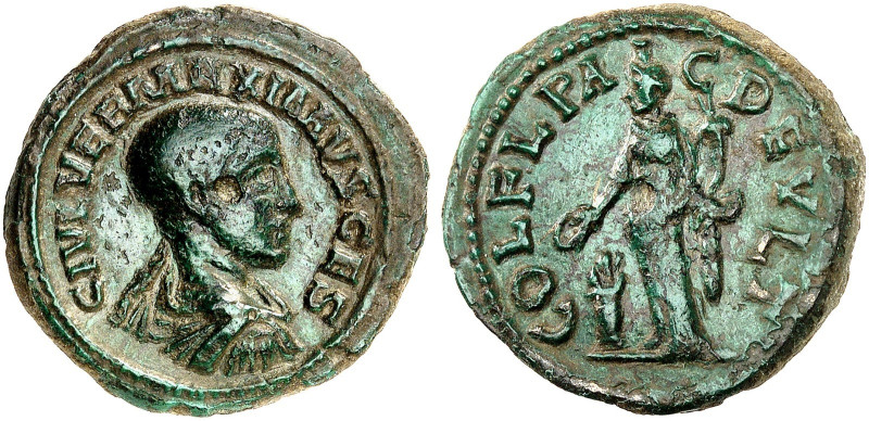 RÖMISCHE PROVINZIALMÜNZEN. THRAKIEN. - Deultum. Maximus Caesar, 235 - 238.&nbsp;...