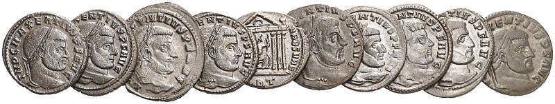 RÖMISCHE MÜNZEN. RÖMISCHE KAISERZEIT. Maxentius, 306 - 312.&nbsp;&nbsp; 
 Lot v...